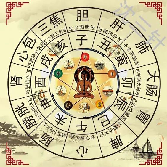 养生入门之12经络心包经讲解 12经络子午流注养生图