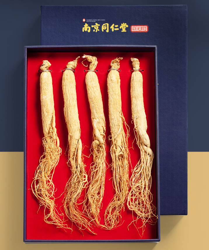 南京同仁堂吉林长白山人参5支/100g